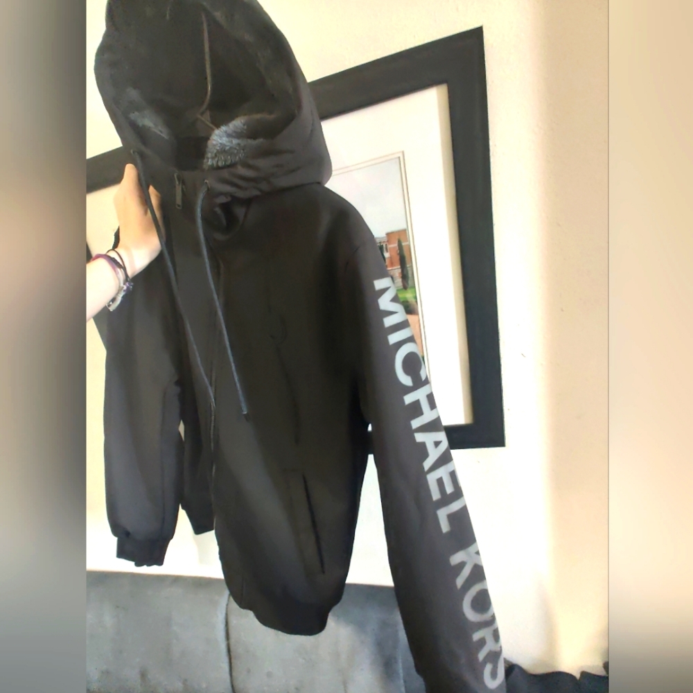 Michael kors medium black winter jacket